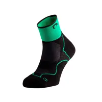 chaussettes lurbel défi three noir vert, taille l