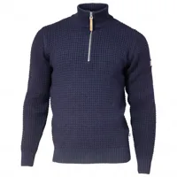 ivanhoe of sweden - moritz half zip - pull en laine taille xxl, bleu