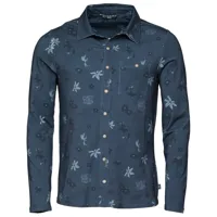 chillaz - sebastian alps flowers shirt - chemise taille xs, bleu