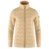 fjällräven - women's snow cardigan - veste en laine taille xs, beige