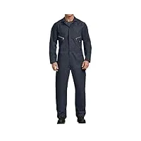 dickies deluxe blended coverall combinaison de travail, dark navy, l (longue) homme