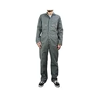 dickies deluxe blended coverall combinaison de travail, gris, l homme