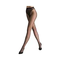 wolford luxe 9 tights, collants femme, noir (black 7005), x-small