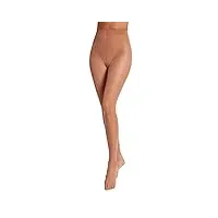 wolford luxe 9 tights, collants femme, beige (gobi 4365), x-small
