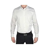 olymp homme chemise business à manches longues level five,body fit,new york kent,weiß 00,40