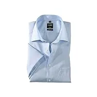 olymp homme chemise business à manches courtes luxor,modern fit,new kent,blau 15,44
