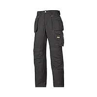 snickers 32130404044 rip-stop pantalon d'artisan avec poches holster taille 44 noir