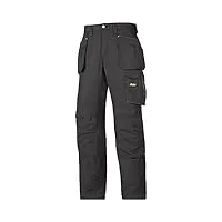 snickers 32130404046 rip-stop pantalon d'artisan avec poches holster taille 46 noir