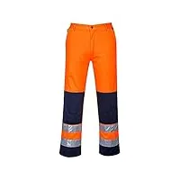 portwest tx71 pantalon haute-visibilité séville orange/marine, l