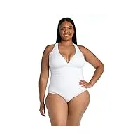 la blanca island goddess maillot de bain une pièce à bretelles multiples pour femme - blanc - 44