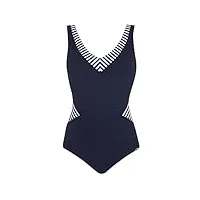 sunflair badeanzug basic maillot de bain, bleu (nachtblau), 44 (taille fabricant: 42c) femme