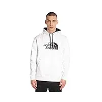 the north face men's drew peak hoodie homme tnf wht/tnf blk fr: m (taille fabricant: m)