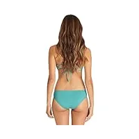 billabong women's sol searcher lowrider bikini bottom, aquamarine, l