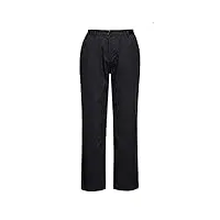 portwest pantalon cuisine femme rachel, couleur: noir, taille: m, c071bkrm