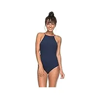 roxy femme waves only one piece swimsuit maillot de bain 1 pièce - bleu -