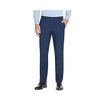 van heusen - pantalon - coupe slim flex à l'avant plat - pour homme - bleu - 34w x 30l