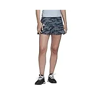 adidas primeblue jupe de tennis pour femme motif camouflage, femme, jupe-short, ifc97, noir/blanc, xl