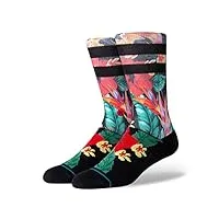 stance sock the fourth st crew chaussettes, black, medium homme