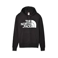 the north face homme hoodie standard pour homme sweat capuche, noir, l eu