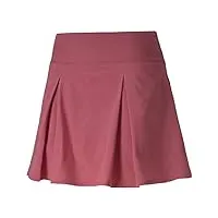 puma 2020 jupe de golf pour femme motif pwrshape, femme, jupe-short, 597720, vin rose, l
