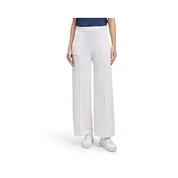 falke heritage wide leg w tr coton doux agréable sur la peau 1 pièce, pantalons femme, blanc (white 2000), s
