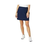 adidas ultimate365 solid jupe-short de golf pour femme, bleu marine, taille l