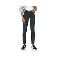 ag adriano goldschmied women's legging ankle mid rise super skinny jean, charcoal black, 31