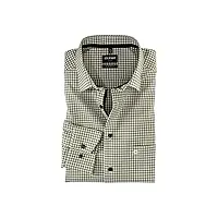 olymp homme chemise business à manches longues luxor,modern fit,under button down,lindgrün 46,42