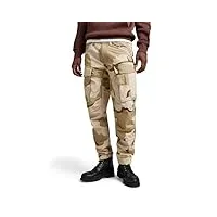 g-star raw pantalon rovic zip 3d regular tapered homme ,multicolore (dk brick desert camo d02190-d326-d935), 33w / 32l