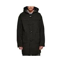 urban classics duffle coat manteau, noir, s homme