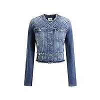 giacca jeans donna guess layla quilted jacket es23gu53 w3rn28d4h77 xs