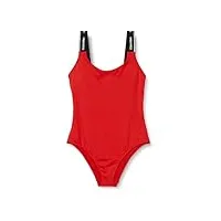 calvin klein maillot de bain femme one piece dos Échancré, rouge (cajun red), xxl