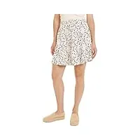 tommy hilfiger short skirt ww0ww41905 jupes évasées, blanc (small ribbon print/ecru), 36 femme