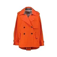 blonde no.8 kingston manteau court imperméable pour femme, rouge, 36