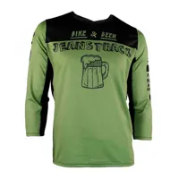 jeanstrack bike & beer 3/4 sleeve t-shirt vert 2xl homme