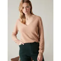 pull col v femme - collection cachemire