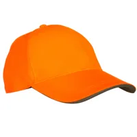 casquette chasse supertrack orange - solognac