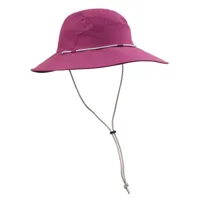 chapeau trekking anti-uv femme - mt500 - violet - forclaz
