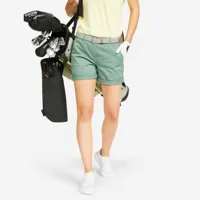 short golf femme - mw500 vert - inesis