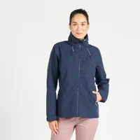 veste imperméable coupe-vent de voile femme sailing 300 bleu marine - tribord