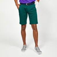 short chino coton golf homme - mw500 vert cyprès - inesis
