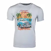 tee shirt imprimé tropical homme paname brothers