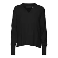 pull over manches longues col v femme vero moda