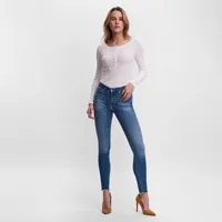 jeans stretc slim bleu femme vero moda