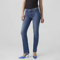 jeans stretch bleu foncé regular femme vero moda