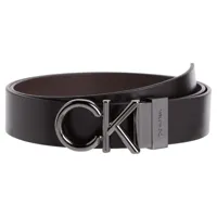 calvin klein changeable set ceintures cuir k50k511027bax-105 cm - homme - leather