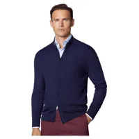 hackett baby cable cardigan bleu l homme