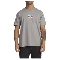 rvca dmote tag short sleeve t-shirt gris xl homme