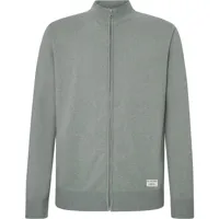 pepe jeans malcom full zip sweater gris s homme