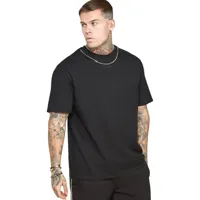 siksilk chain oversized short sleeve t-shirt noir xl homme